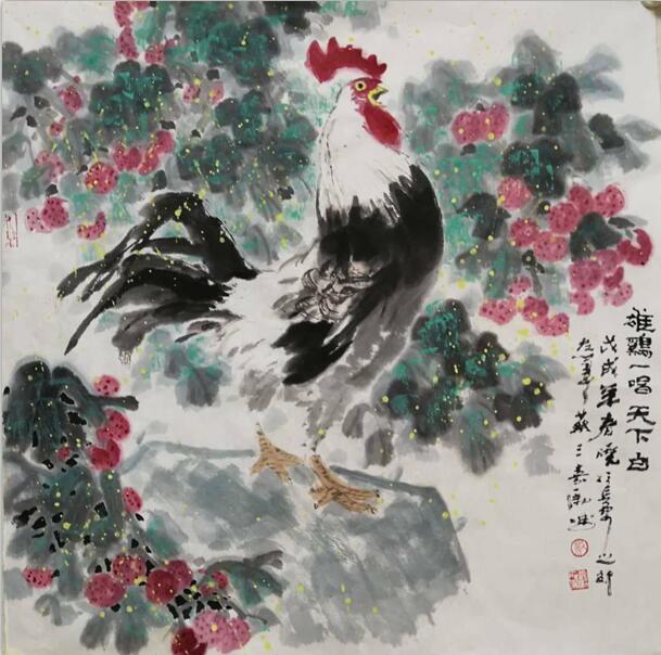 画家蔡嘉励国画作品