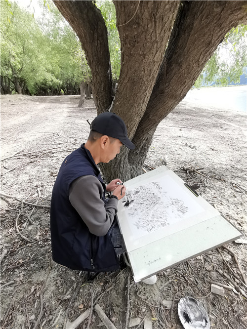外出采风写生