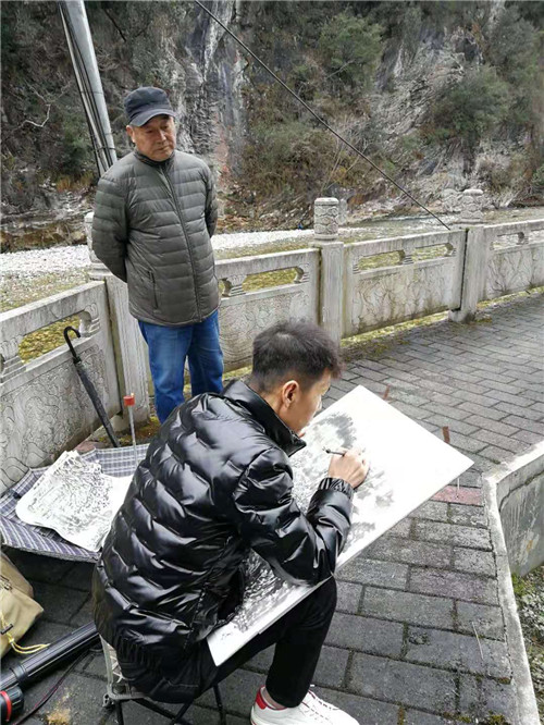 外出采风写生