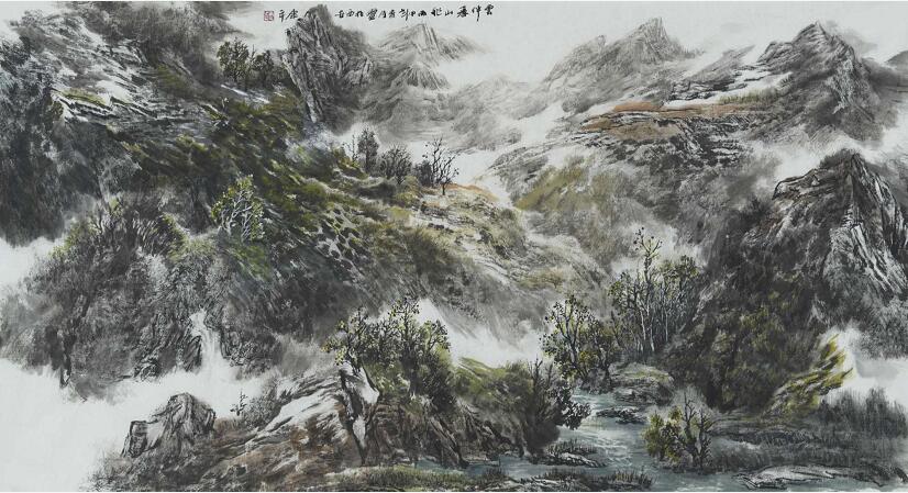 康平老师国画展览