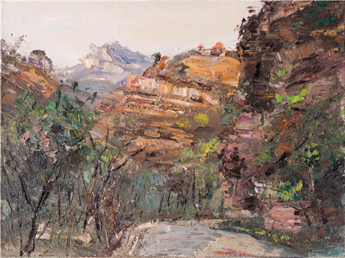 李豪油画作品