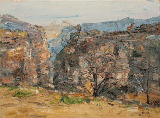 李豪油画作品