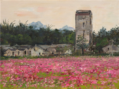 李豪油画作品