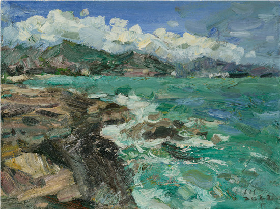 李豪作品《观海》