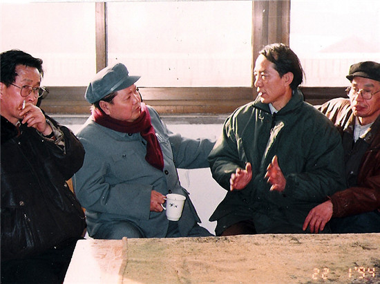 1994年刘文西出席本院举办的迎