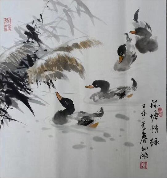 刘鸿国画作品