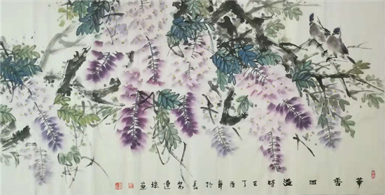 张连珠老师国画作品