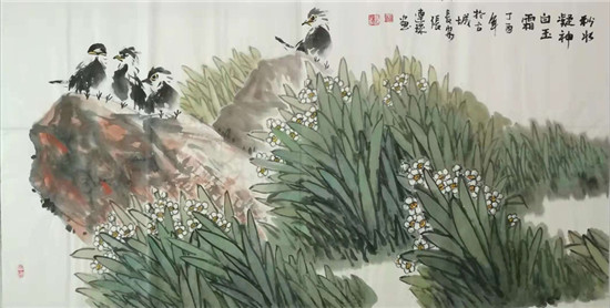 张连珠老师国画作品