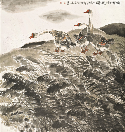 张连珠老师国画作品