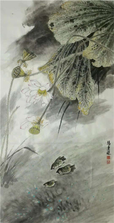 张连珠老师国画作品