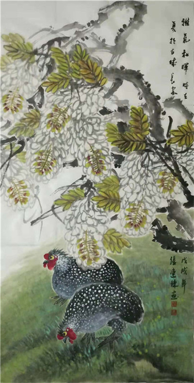 张连珠老师国画作品