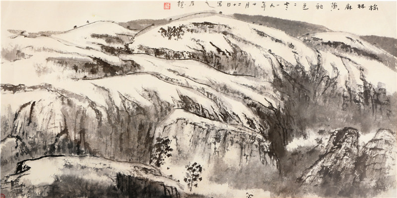 榆林麻黄秋色