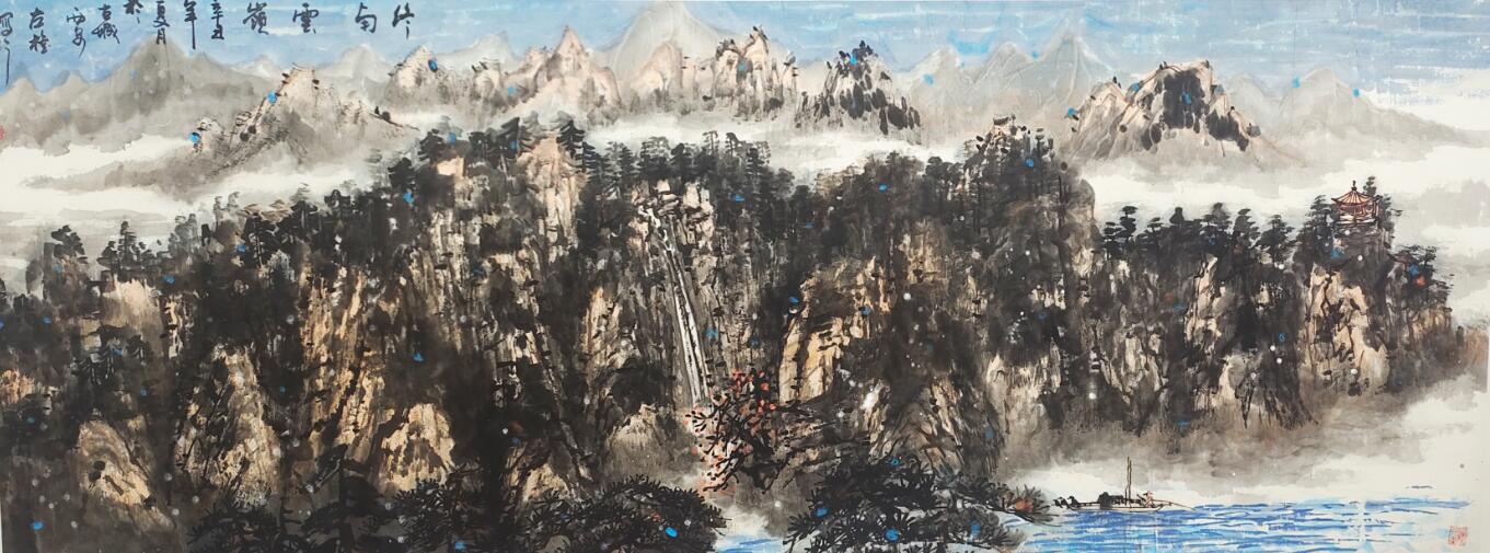 左权国画作品