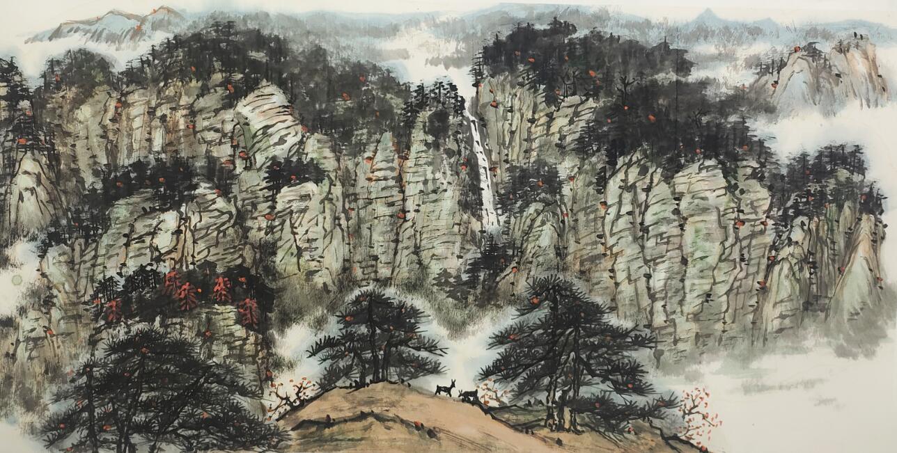 左权国画作品