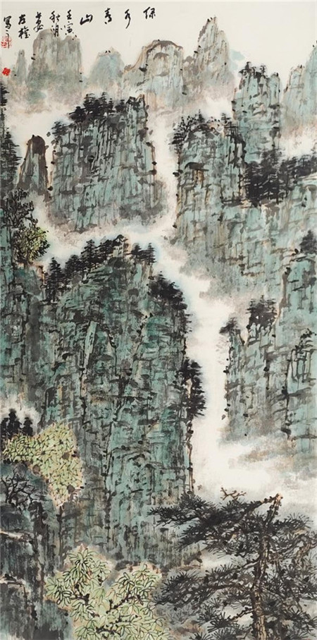 左权国画作品