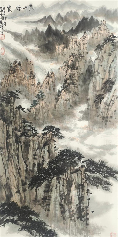 左权国画作品