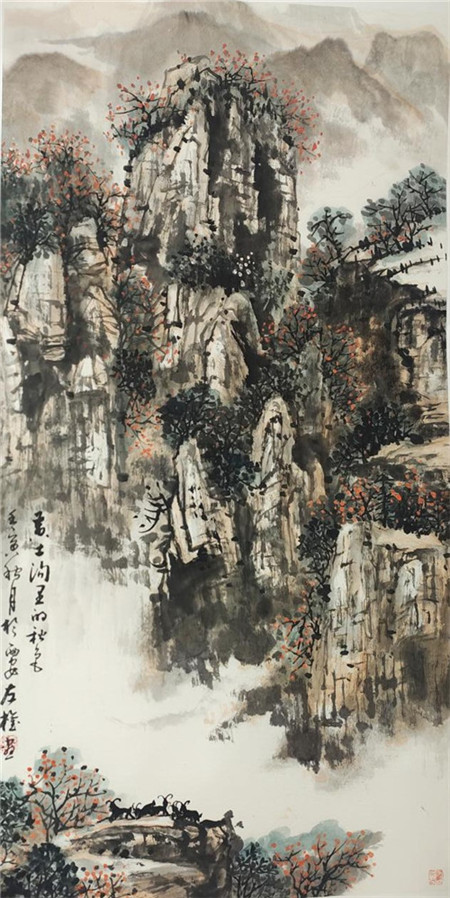 左权国画作品