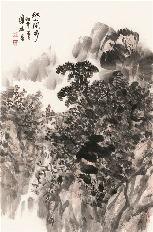 秋山闲步